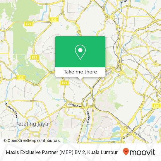 Maxis Exclusive Partner (MEP) BV 2 map