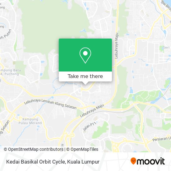 Peta Kedai Basikal Orbit Cycle