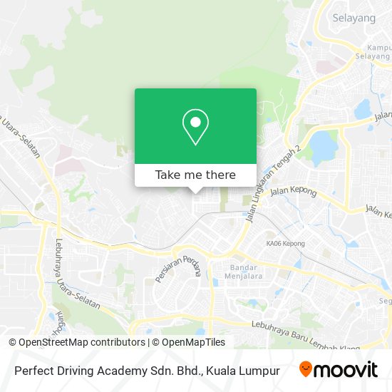Peta Perfect Driving Academy Sdn. Bhd.