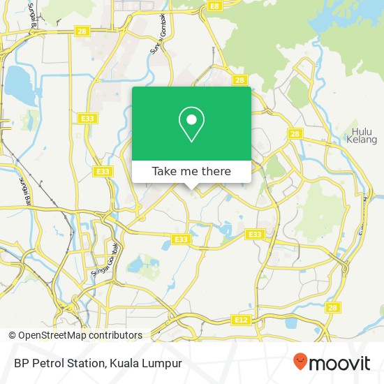 BP Petrol Station map