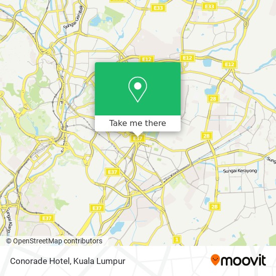 Conorade Hotel map