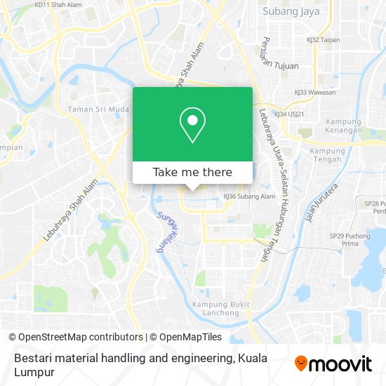 Bestari material handling and engineering map
