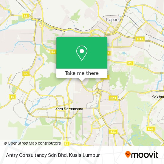 Antry Consultancy Sdn Bhd map