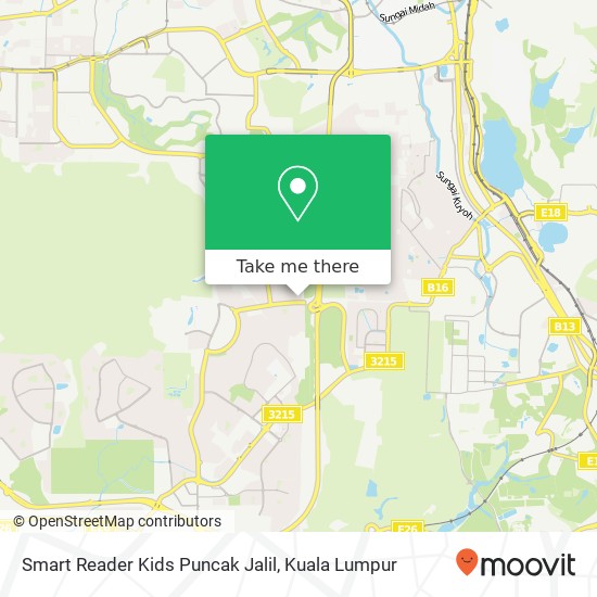 Smart Reader Kids Puncak Jalil map