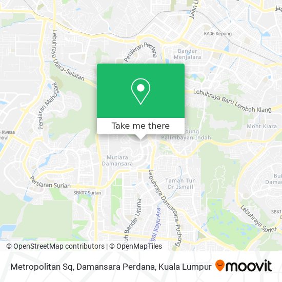 Metropolitan Sq, Damansara Perdana map