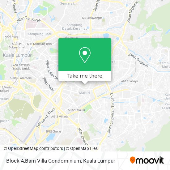 Block A,Bam Villa Condominium map