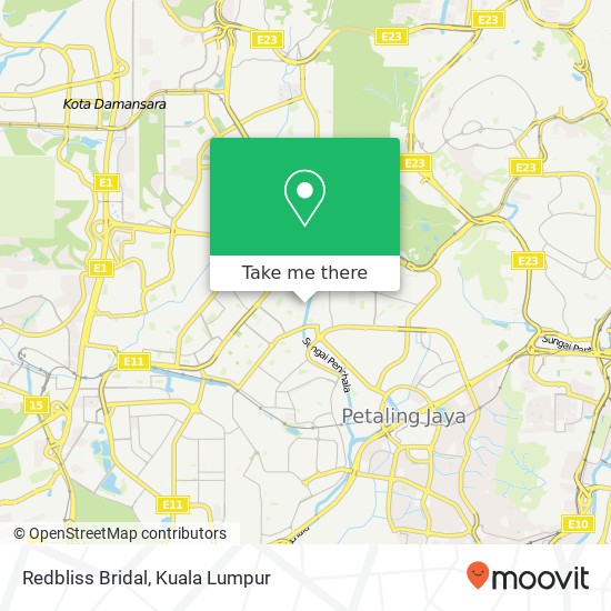 Redbliss Bridal map