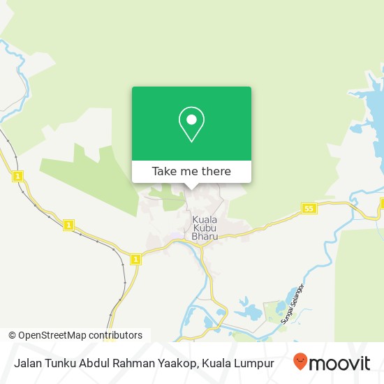 Peta Jalan Tunku Abdul Rahman Yaakop