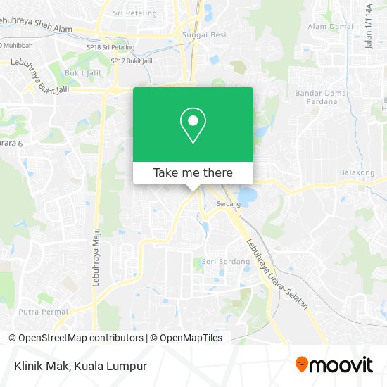 Klinik Mak map