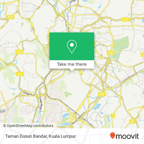 Taman Dusun Bandar map