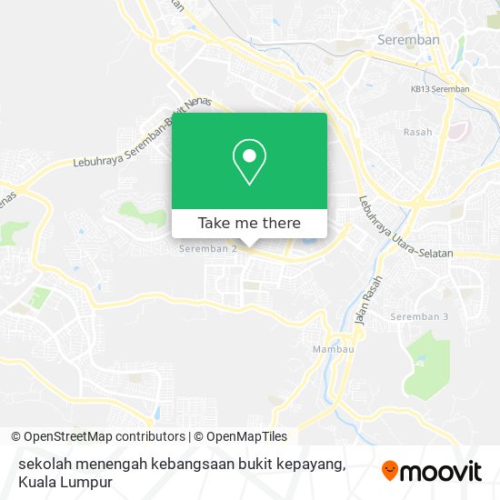 sekolah menengah kebangsaan bukit kepayang map