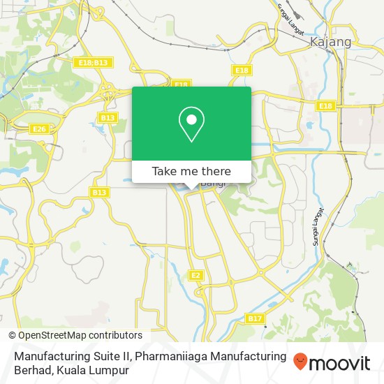 Manufacturing Suite II, Pharmaniiaga Manufacturing Berhad map