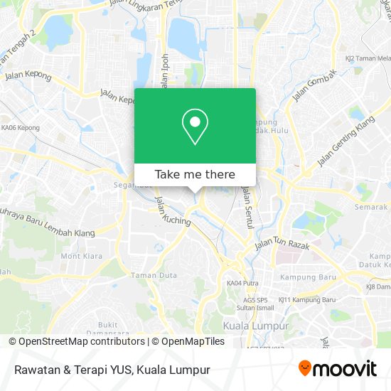 Rawatan & Terapi YUS map