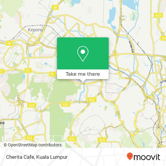 Cherita Cafe map
