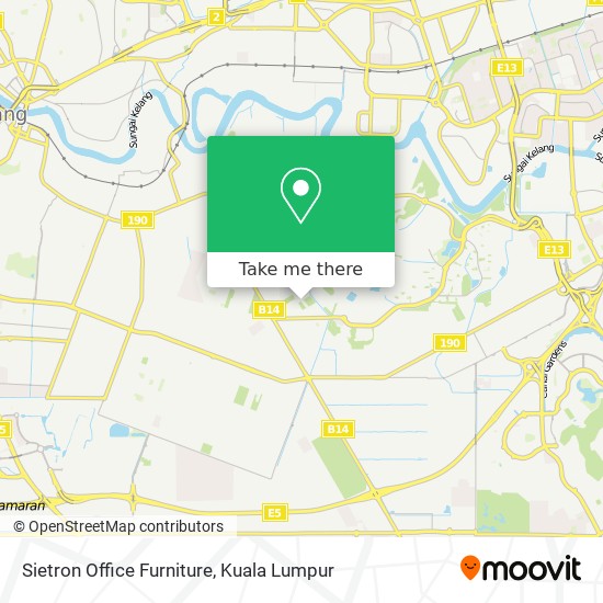 Sietron Office Furniture map