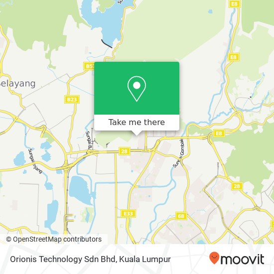 Orionis Technology Sdn Bhd map
