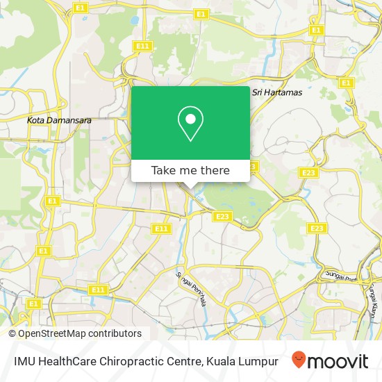 IMU HealthCare Chiropractic Centre map