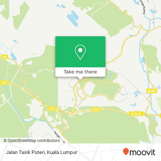 Jalan Tasik Puteri map