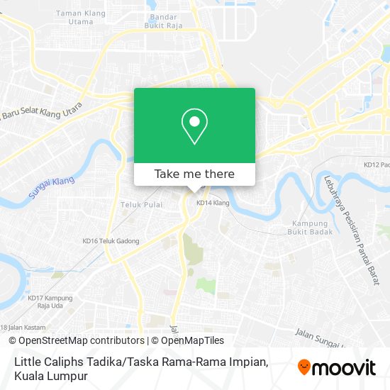 Peta Little Caliphs Tadika / Taska Rama-Rama Impian