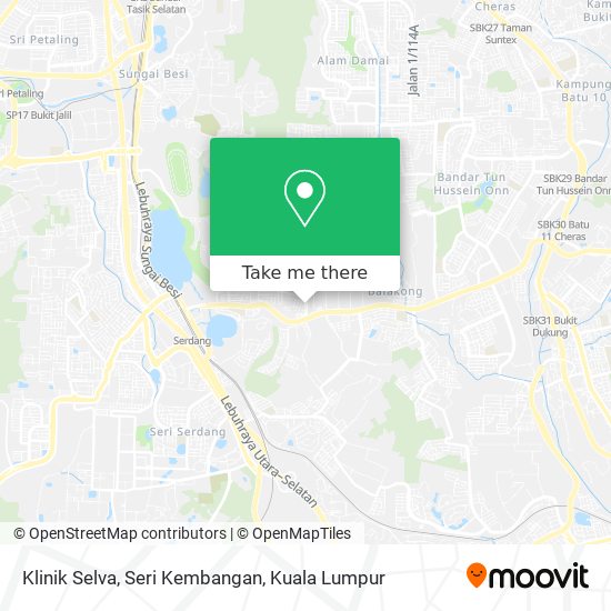 Peta Klinik Selva, Seri Kembangan