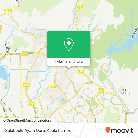 Selakbulu Ayam Dara map