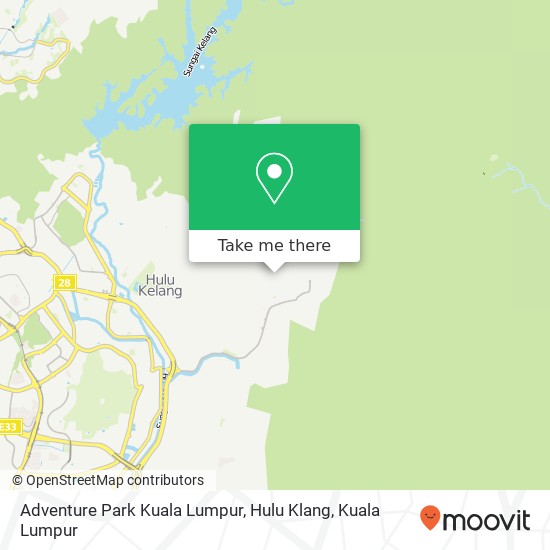 Peta Adventure Park Kuala Lumpur, Hulu Klang