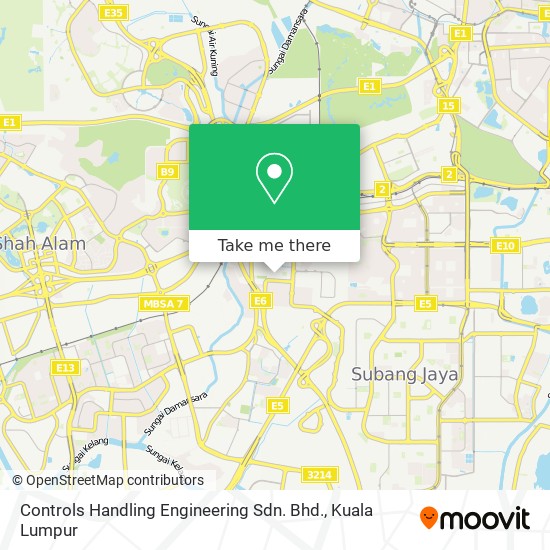 Controls Handling Engineering Sdn. Bhd. map