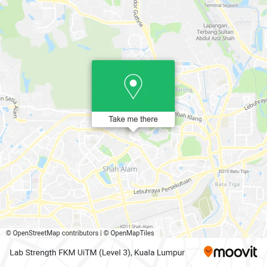 Lab Strength FKM UiTM (Level 3) map