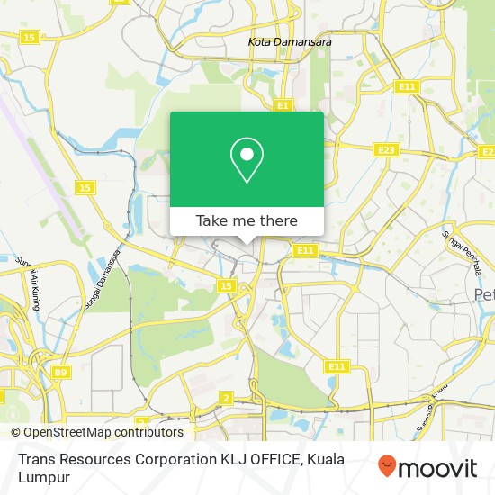 Trans Resources Corporation KLJ OFFICE map