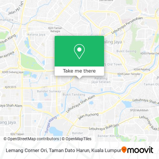 Peta Lemang Corner Ori, Taman Dato Harun