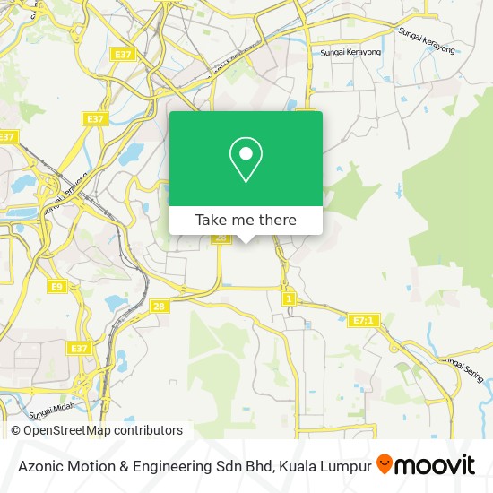 Azonic Motion & Engineering Sdn Bhd map