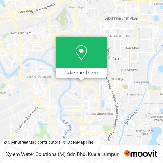Xylem Water Solutions (M) Sdn Bhd map