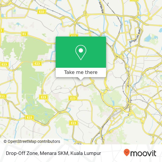 Drop-Off Zone, Menara SKM map