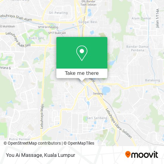 How To Get To You Ai Massage In Seri Kembangan By Bus Train Or Mrt Lrt Moovit