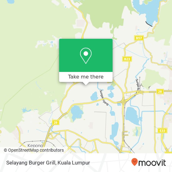 Peta Selayang Burger Grill