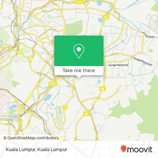 Kuala Lumpur map