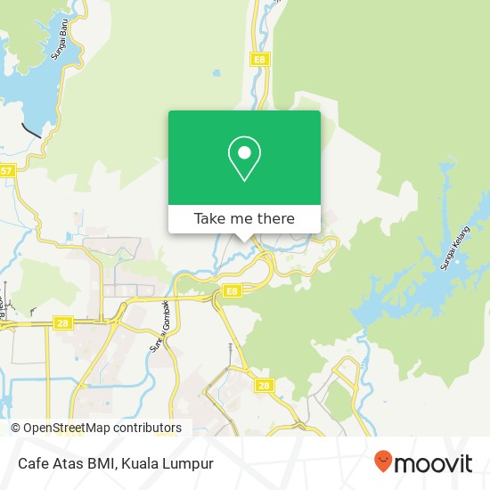 Cafe Atas BMI map