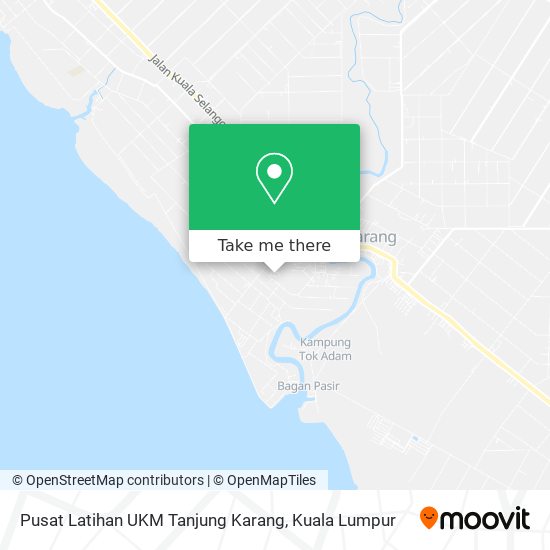 Peta Pusat Latihan UKM Tanjung Karang