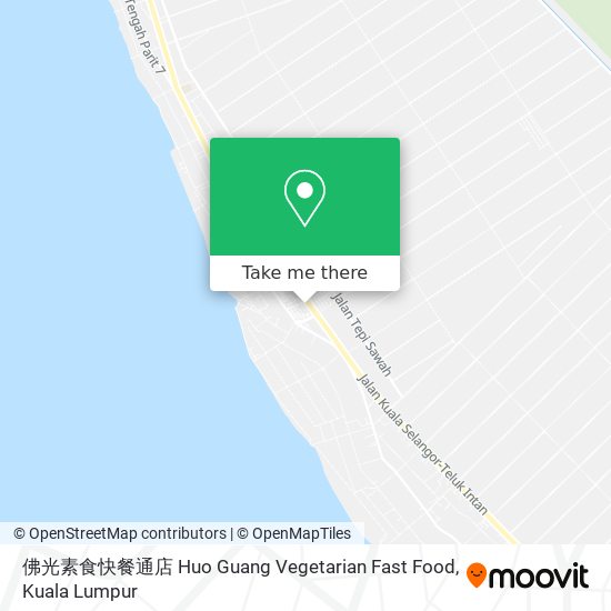 Peta 佛光素食快餐通店 Huo Guang Vegetarian Fast Food