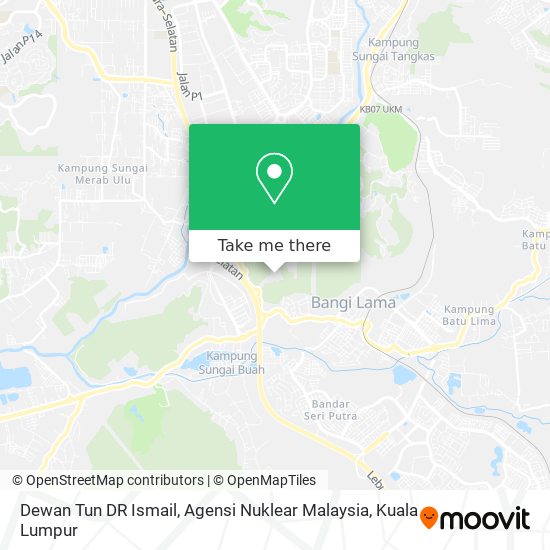 Peta Dewan Tun DR Ismail, Agensi Nuklear Malaysia