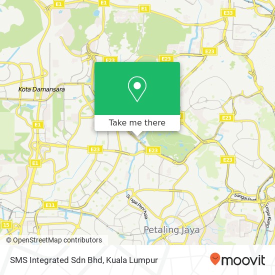 SMS Integrated Sdn Bhd map