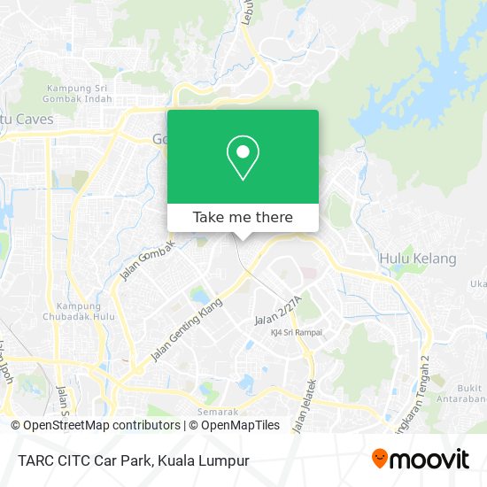 TARC CITC Car Park map