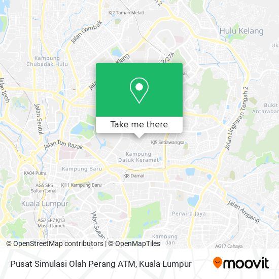 Pusat Simulasi Olah Perang ATM map