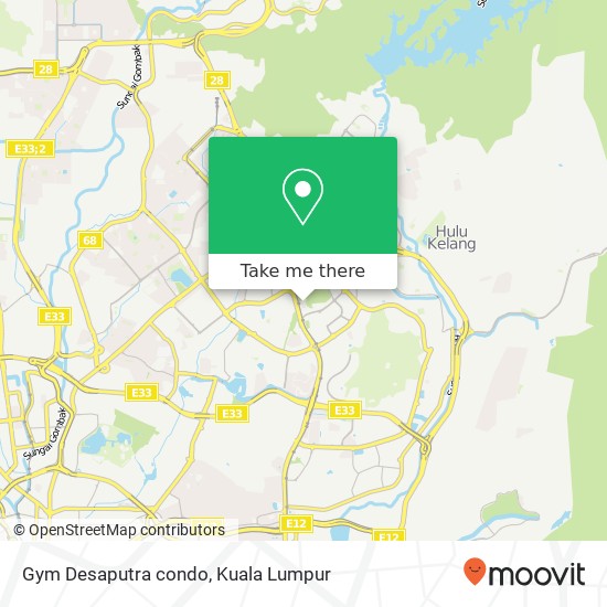 Gym Desaputra condo map