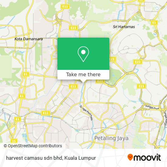 harvest camasu sdn bhd map