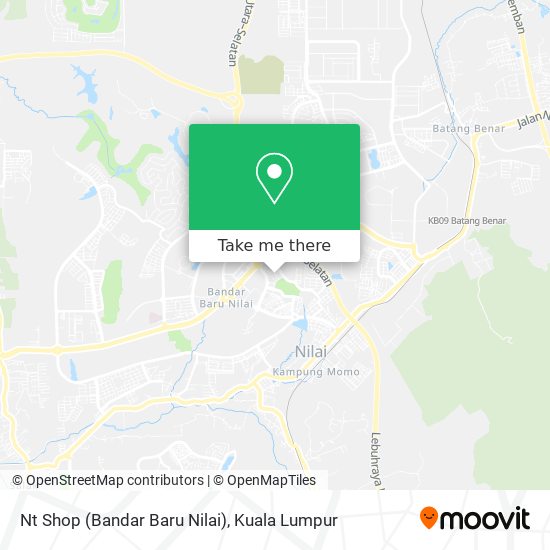 Peta Nt Shop (Bandar Baru Nilai)