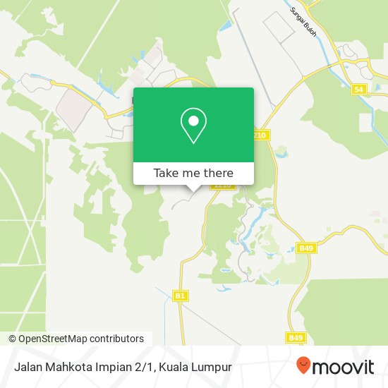 Jalan Mahkota Impian 2/1 map