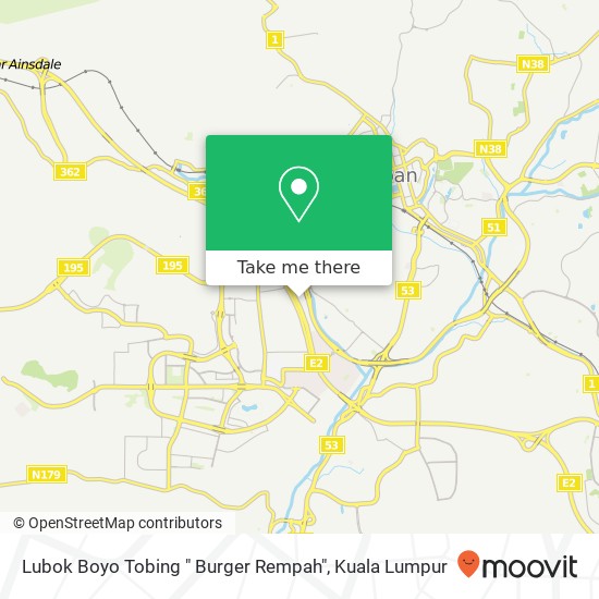 Lubok Boyo Tobing " Burger Rempah" map