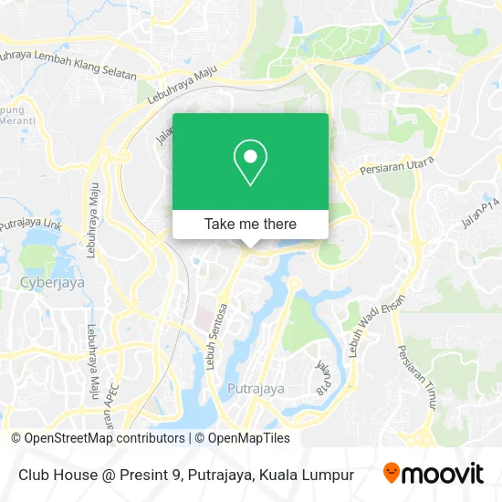 Peta Club House @ Presint 9, Putrajaya