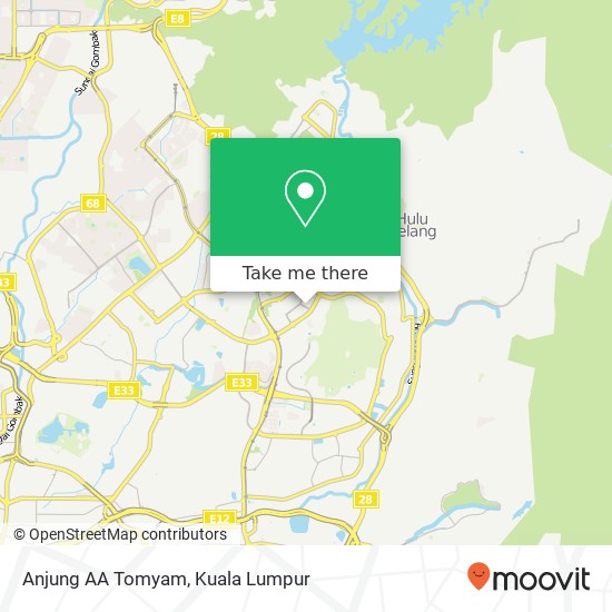 Anjung AA Tomyam map
